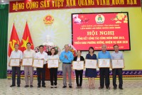 LĐLĐ huyện Hoài Nhơn tổ chức Hội nghị tổng kết công tác công đoàn năm 2019