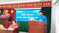 Cơ quan LĐLĐ tỉnh Bình Định tổ chức Hội nghị cán bộ, công chức năm 2020.