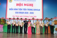 Hội nghị biểu dương điển hình tiên tiến trong CNVCLĐ tỉnh Bình Định lần thứ IV, giai đoạn 2015-2020