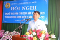 LĐLĐ huyện Tuy Phước: Tổng kết hoạt động công đoàn khối trường học năm học 2019 - 2020