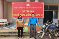 Đoàn viên, người lao động huyện Phù Mỹ chung tay ủng hộ nhân dân Thành phố Hồ Chí Minh phòng chống dịch covid-19