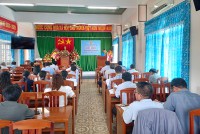 Liên đoàn Lao động huyện Vân Canh: Tập huấn công tác tổ chức đại hội công đoàn các cấp