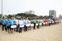 Sôi nổi Giải Bóng đá bãi biển CNVCLĐ TP Quy Nhơn năm 2024